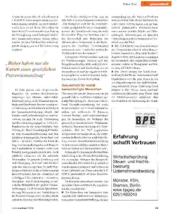 Vorschauseite 2: Wer arm ist, stirbt früher