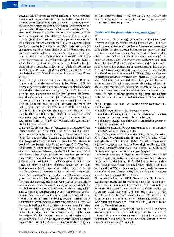 Vorschauseite 4: Gedanken zur GlücksökonomieWas denken Ökonomen über Glück (Zufriedenheit)?