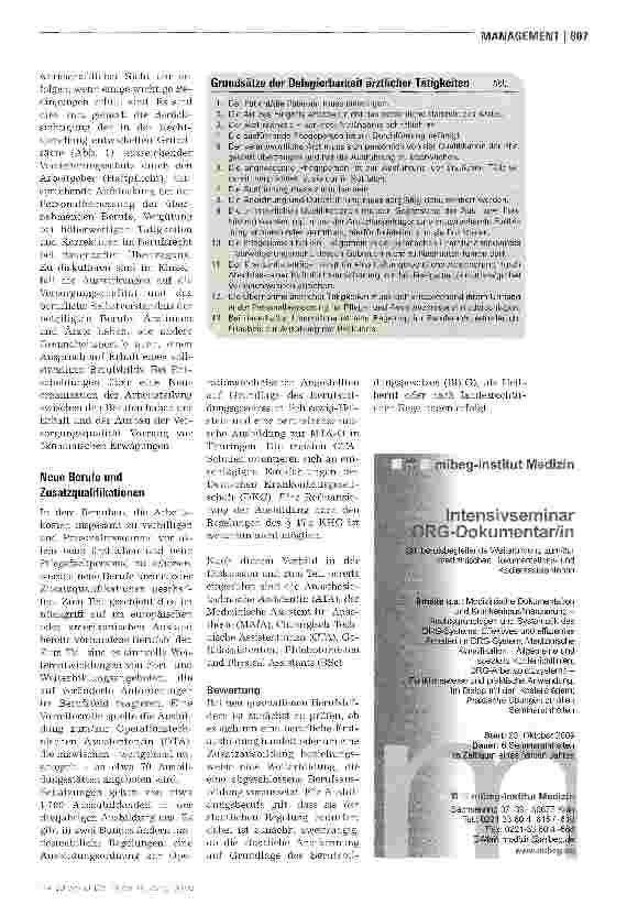 Vorschauseite 2: Neue Arbeitsteilung im Gesundheitswesen