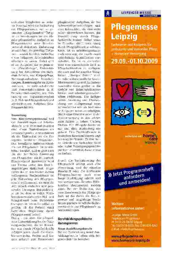Vorschauseite 4: Neue Arbeitsteilung im Gesundheitswesen