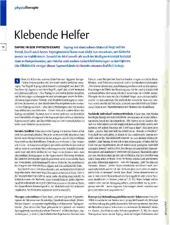 Vorschauseite 1: Klebende Helfer
