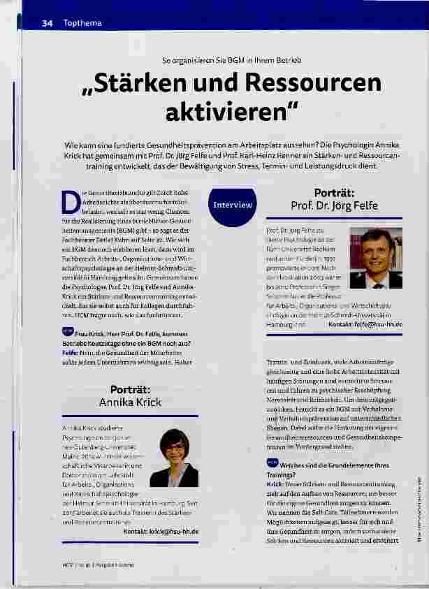 Vorschauseite 1: Stärken und Ressourcen aktivieren