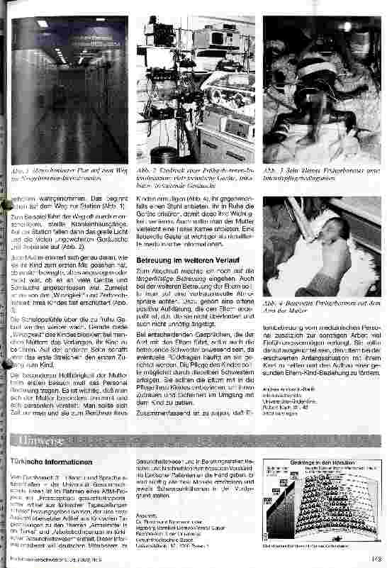 Vorschauseite 2: Elternbetreuung auf einer neonatologischen Intensivstation