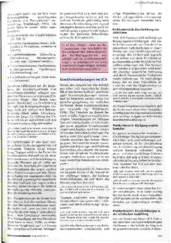 Vorschauseite 4: Krankheitskonzepte und Krankheitsverarbeitung von chronisch kranken Kindern Am Beipiel der chronischen Arthritis