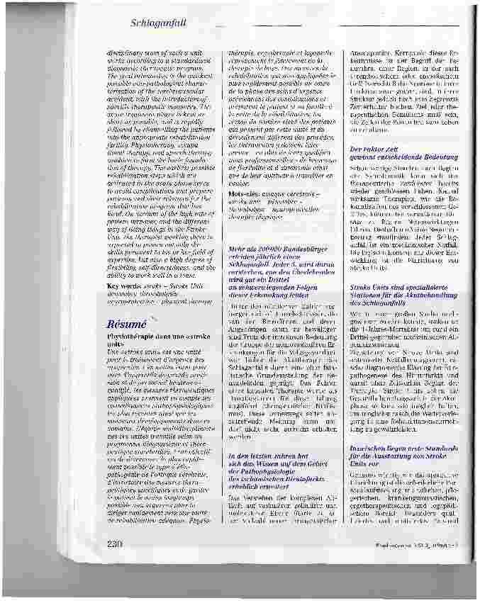 Vorschauseite 2: Krankengymnastik in einer Stroke Unit