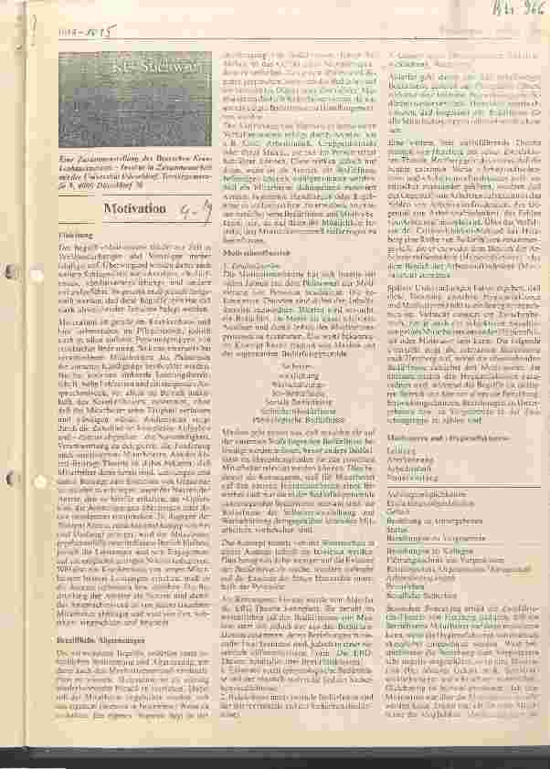 Vorschauseite 1: Motivation