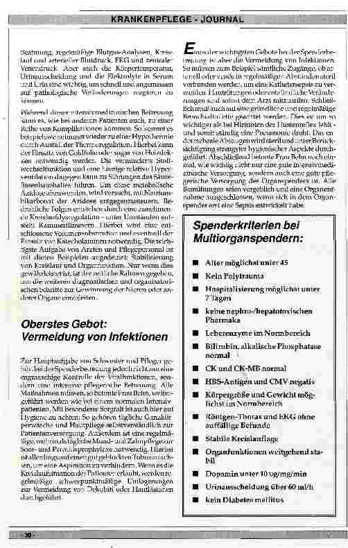 Vorschauseite 3: Organspenderbetreuung