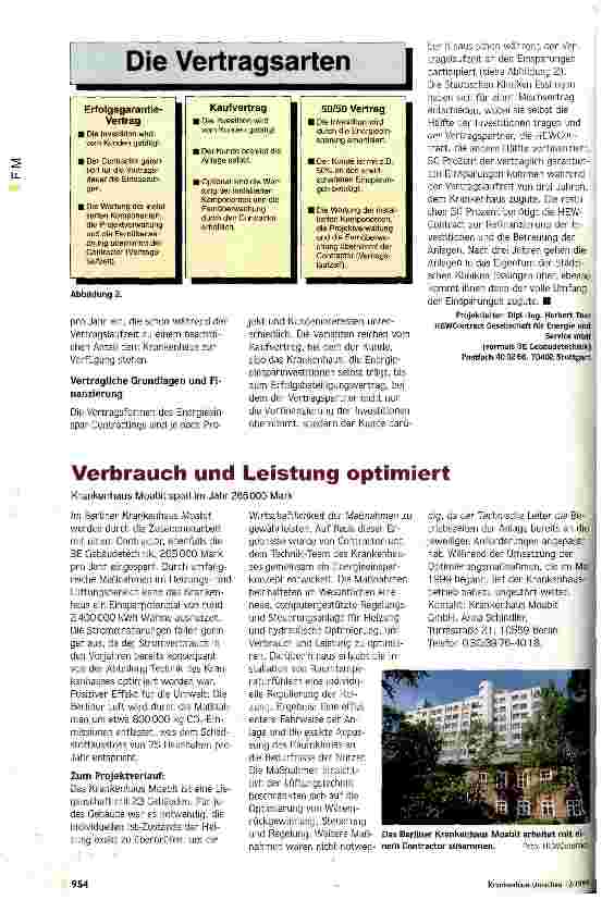 Vorschauseite 3: Gebäudetechnik neuester Stand Energiekosten-Optimierung am Beispiel der Städtischen Kliniken Esslingen