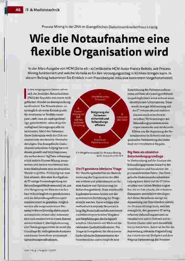 Vorschauseite 1: Wie die Notaufnahme eine flexible Organisation wird