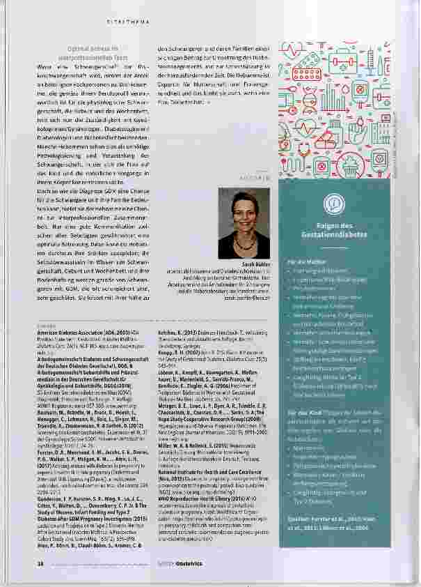 Vorschauseite 5: Gestationsdiabetes: Pathophysiologie und Erleben in der Beratung