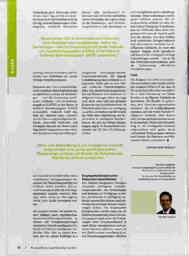 Vorschauseite 3: Smarte Lösungen für intelligente Krankenhäuser