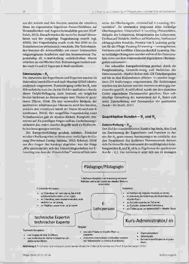 Vorschauseite 6: E-Learning in der hochschulischen Pflegeausbildung in Deutschland und die Rolle von Hochschullehrenden - eine Delphi-Erhebung
