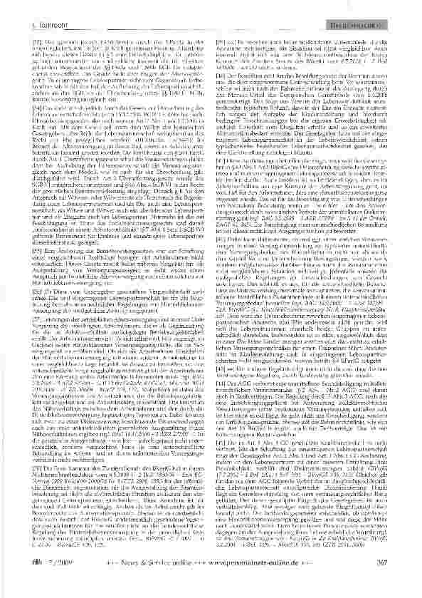 Vorschauseite 3: TarifrechtEingetragene Lebenspartnerschaft - Betriebliche Altersversorgung
