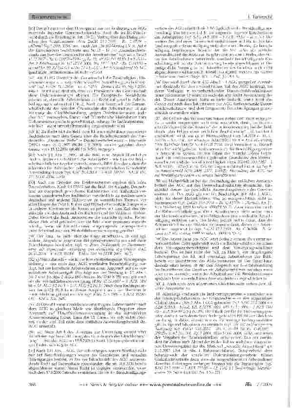 Vorschauseite 4: TarifrechtEingetragene Lebenspartnerschaft - Betriebliche Altersversorgung