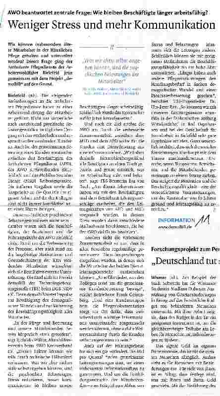 Vorschauseite 1: Weniger Stress und mehr Kommunikation