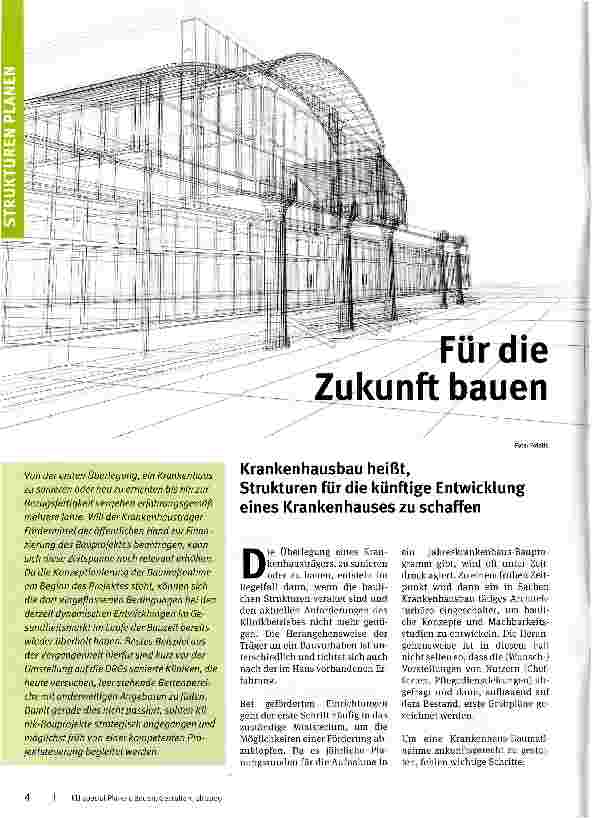 Vorschauseite 1: Für die Zukunft bauen