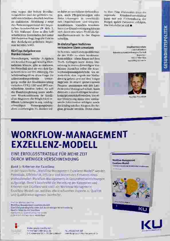Vorschauseite 4: Auf dem Weg zur Krankenhauslandschaft von morgen