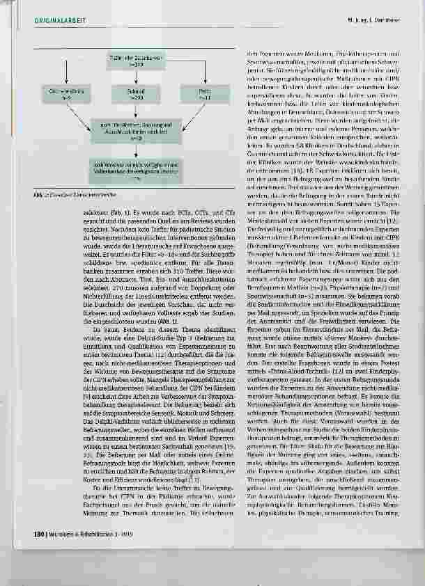 Vorschauseite 4: Bewegungstherapie bei Chemotherapieinduzierter Polyneuropathie (CIPN) in der pädiatrischen Onkologie - Eine Delphi-Studie