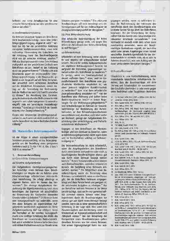 Vorschauseite 3: Aktuelles aus dem Betreuungsrecht