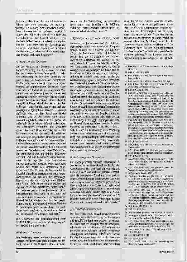 Vorschauseite 4: Aktuelles aus dem Betreuungsrecht