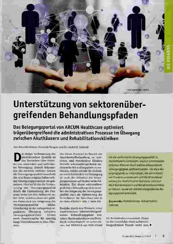 Vorschauseite 1: Unterstützung von sektorenübergreifenden Behandlungspfaden