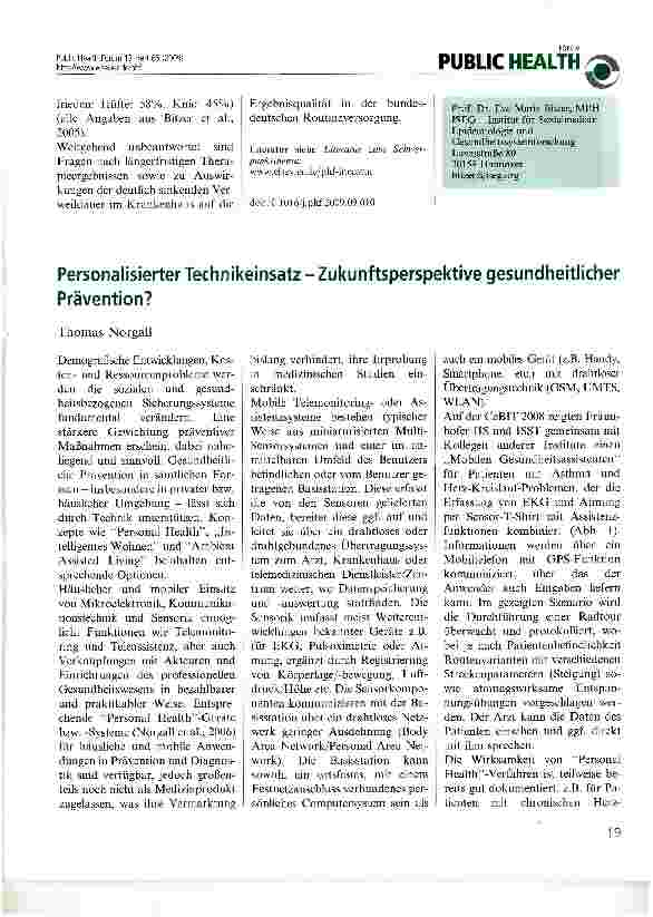 Vorschauseite 3: Hüftund Kniegelenkersatz: bekannte Technologie mit stark wachsender Bedeutung