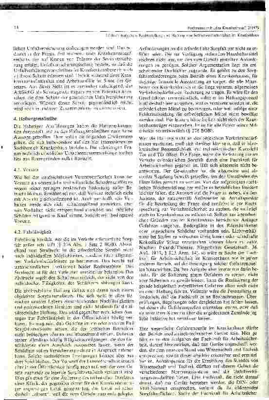 Vorschauseite 5: Aufgaben, Rechtsstellung und Haftung von Sicherheitskräften im Krankenhaus