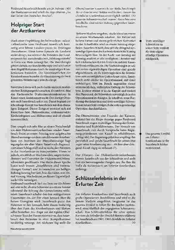 Vorschauseite 2: Ernst Ferdinand Sauerbruch