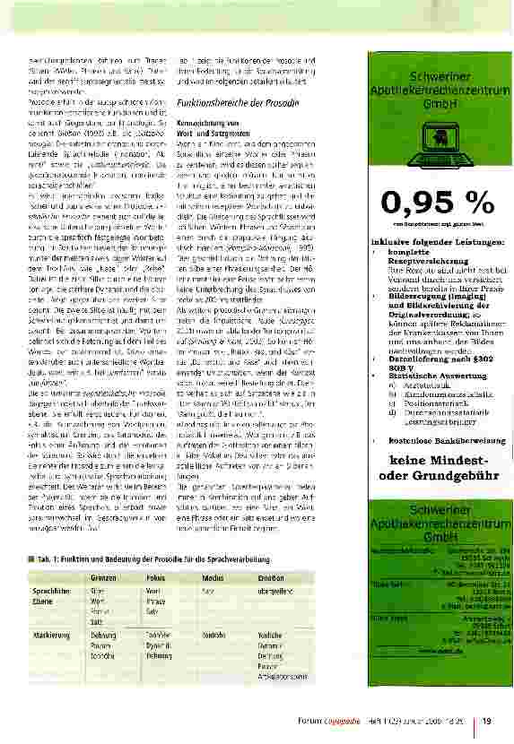 Vorschauseite 2: Prosodie - Bedeutung, Funktionen, Diagnostik