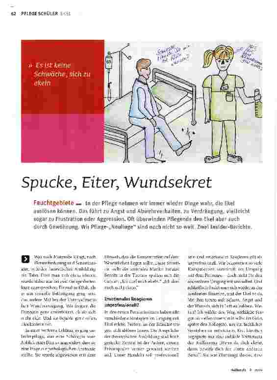 Vorschauseite 1: Spucke, Eiter, Wundsecret