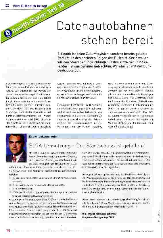 Vorschauseite 1: Datenautobahnen stehen bereit
