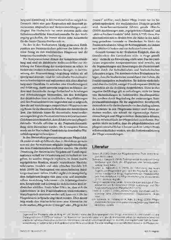 Vorschauseite 6: Das Praxiscurriculum im Studiengang Pflege dual Das Osnabrücker Modell: Spagat zwischen Anspruch und Alltag