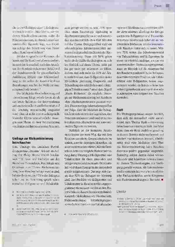 Vorschauseite 2: Komplementäransatz zum Rauchstopp