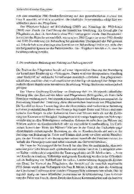Vorschauseite 2: Seelsorglich-Ethischer Kommentar zum Fallbericht
