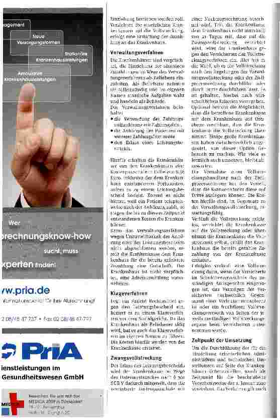 Vorschauseite 2: Damit hat man den Kliniken keinen Gefallen getan
