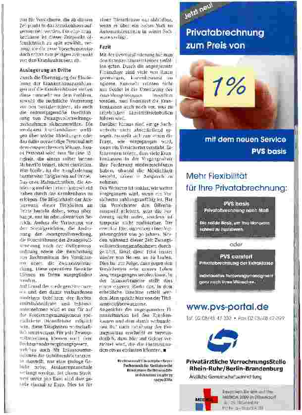 Vorschauseite 3: Damit hat man den Kliniken keinen Gefallen getan