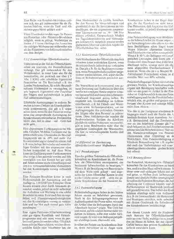 Vorschauseite 6: Öffentlichkeitsarbeit der Krankenhäuser
