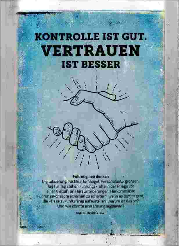 Vorschauseite 1: KONTROLLE IST GUT VERTRAUEN IST BESSER