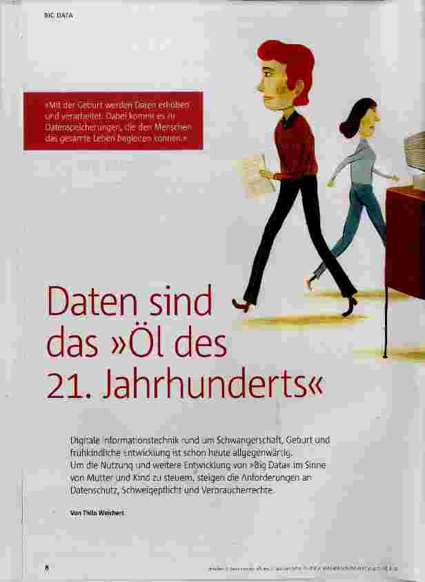 Vorschauseite 1: Daten sind das »Öl des 21. Jahrhunderts«