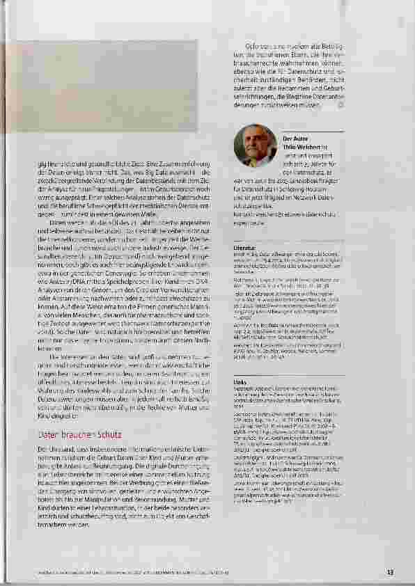 Vorschauseite 6: Daten sind das »Öl des 21. Jahrhunderts«