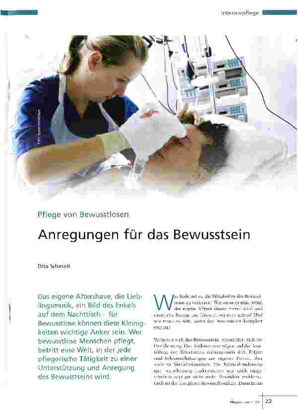 Vorschauseite 1: Anregungen für das Bewusstsein