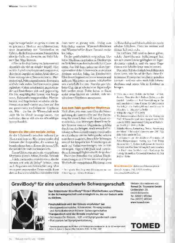 Vorschauseite 3: Innere UhrDer Rhythmus des Lebens