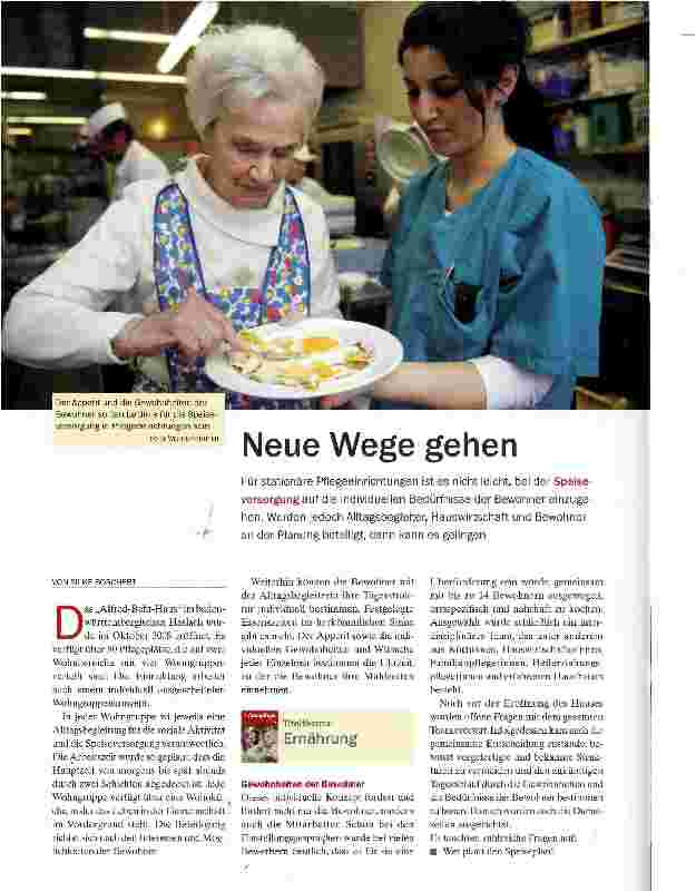 Vorschauseite 1: Neue Wege gehen