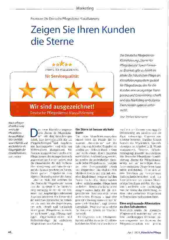 Vorschauseite 1: Zeigen Sie Ihren Kunden die Sterne
