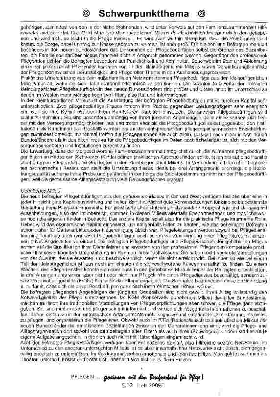 Vorschauseite 5: Wer wird wie gepflegt?
