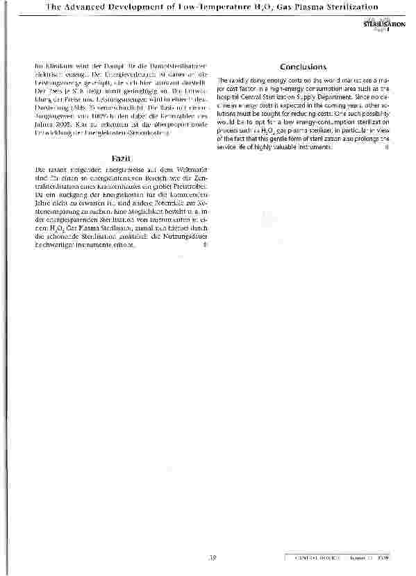 Vorschauseite 6: Schonende Sterilisation sensibler Instrumente