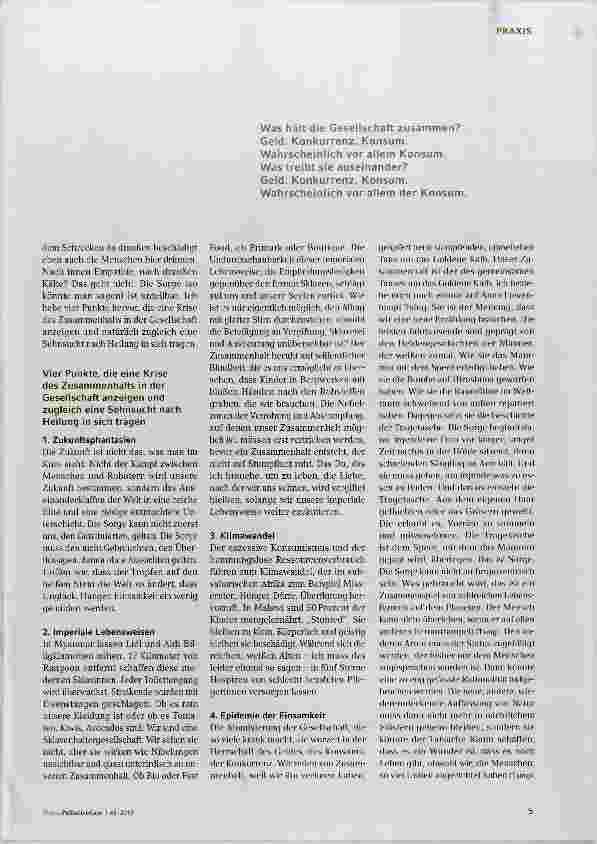 Vorschauseite 2: Warum driften unsere Gesellschaften auseinander und was hält sie zusammen?