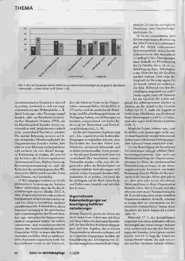 Vorschauseite 3: Fachliche Anforderungen in der Sozialen Arbeit und die organisationalen Bedingungen ihrer Bewältigung