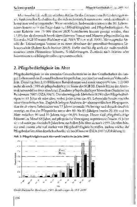 Vorschauseite 4: Multimorbidität und Pflegebedürftigkeit im Alter - Herausforderungen für die Prävention