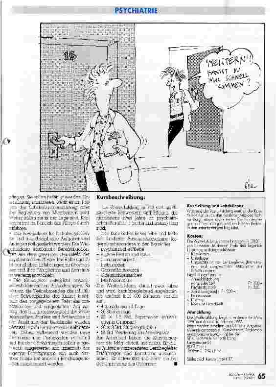 Vorschauseite 2: Meisterschaft in psychiatrischer Pflege